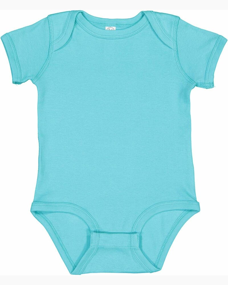 Rabbit Skins 4400 Infant Baby Rib Bodysuit Front Fullsize"