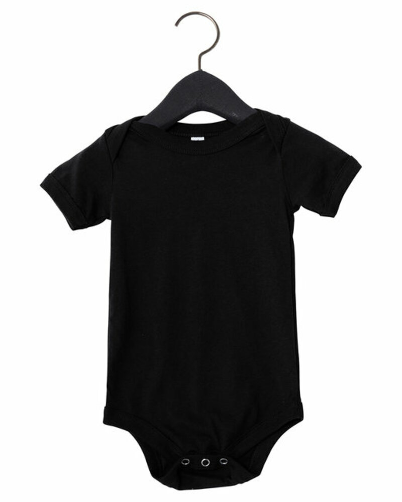 bella + canvas 134b infant triblend short-sleeve one-piece Front Fullsize