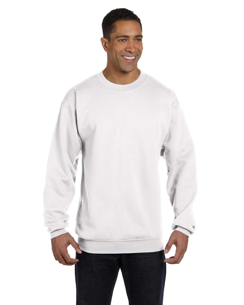Champion S600 Adult Powerblend® Crewneck Sweatshirt Front Fullsize"