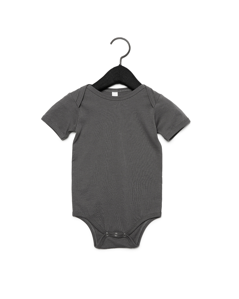 Bella + Canvas 100B Infant Jersey Short-Sleeve One-Piece Front Fullsize"