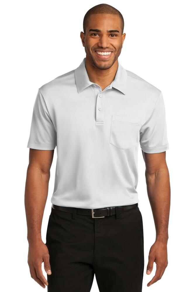 port authority k540p silk touch™ performance pocket polo Front Fullsize