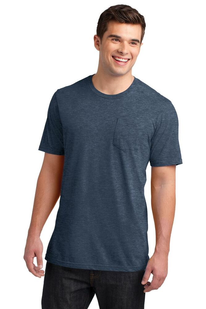 District DT6000P Very Important Tee ® with Pocket Front Fullsize"