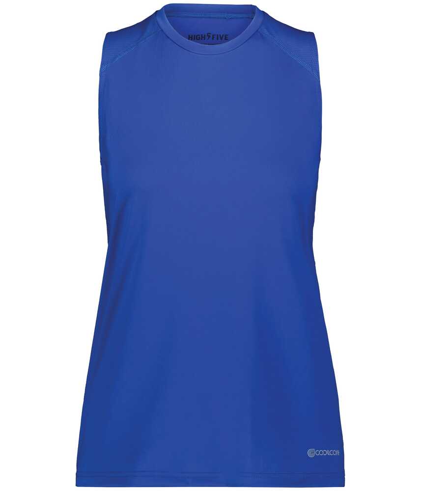 HighFive 342272 Ladies TruHit Sleeveless Jersey Front Fullsize"