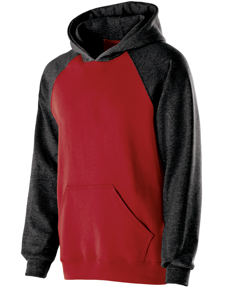 Holloway 229279 | Youth Cotton/Poly Fleece Banner Hoodie | ShirtSpace