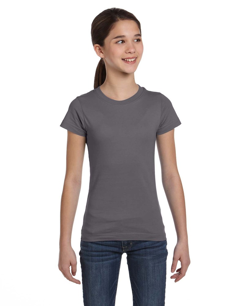 LAT 2616 Girls' Fine Jersey T-Shirt Front Fullsize"