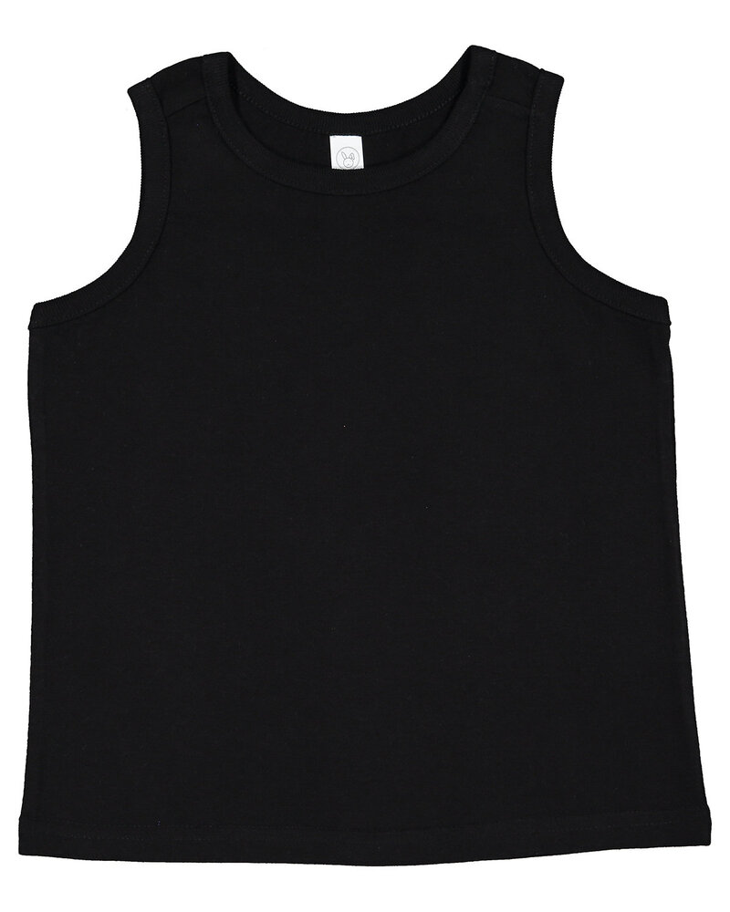 rabbit skins rs3323 toddler unisex tank Front Fullsize