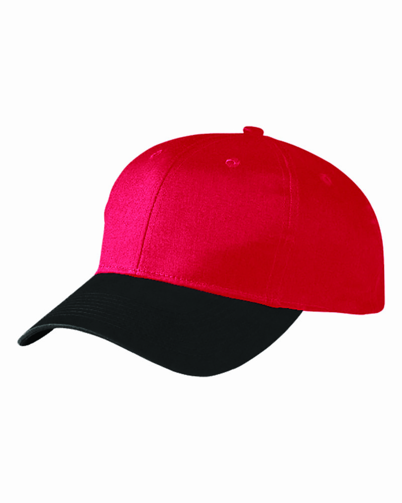augusta sportswear 6204 6-panel cotton twill low profile cap Front Fullsize