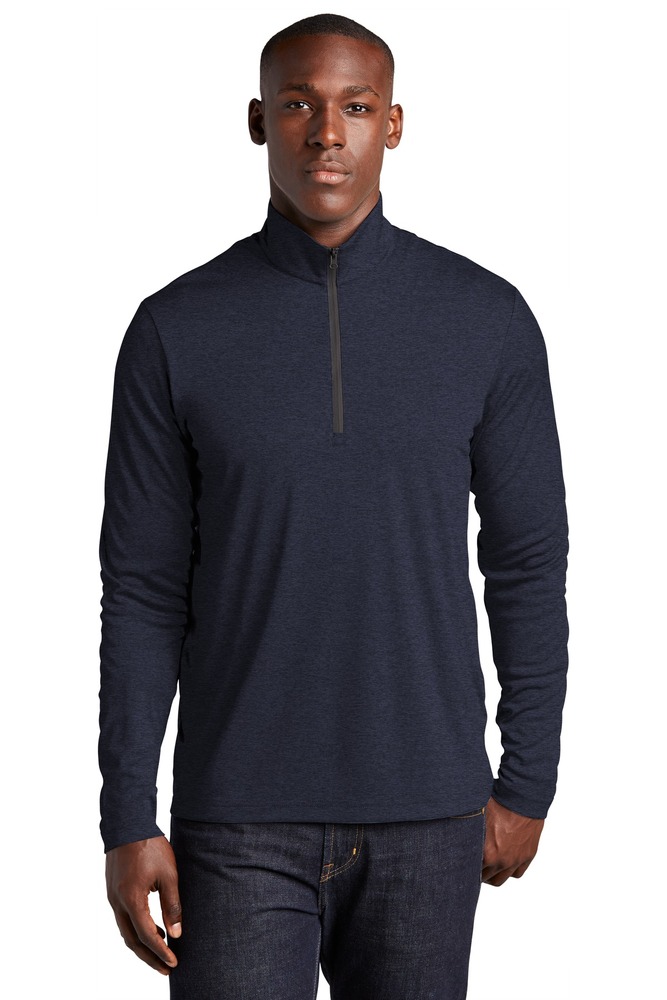 sport-tek st469 endeavor 1/4-zip pullover Front Fullsize