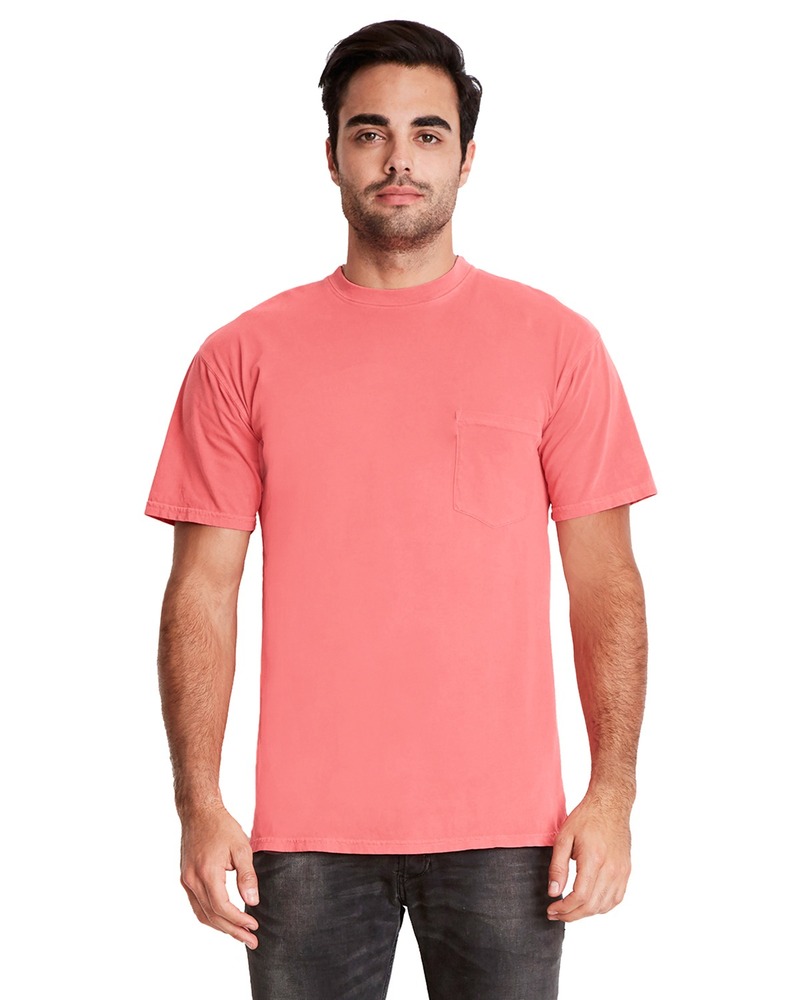 Next Level 7415 Adult Inspired Dye Crew with Pocket Front Fullsize"