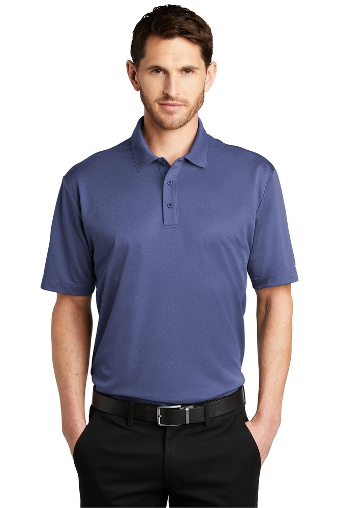 port authority k542 heathered silk touch ™ performance polo Front Fullsize