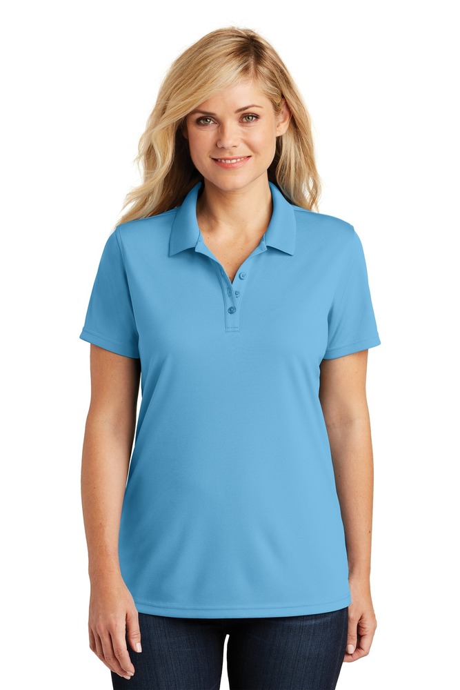 port authority lk110 ladies dry zone ® uv micro-mesh polo Front Fullsize