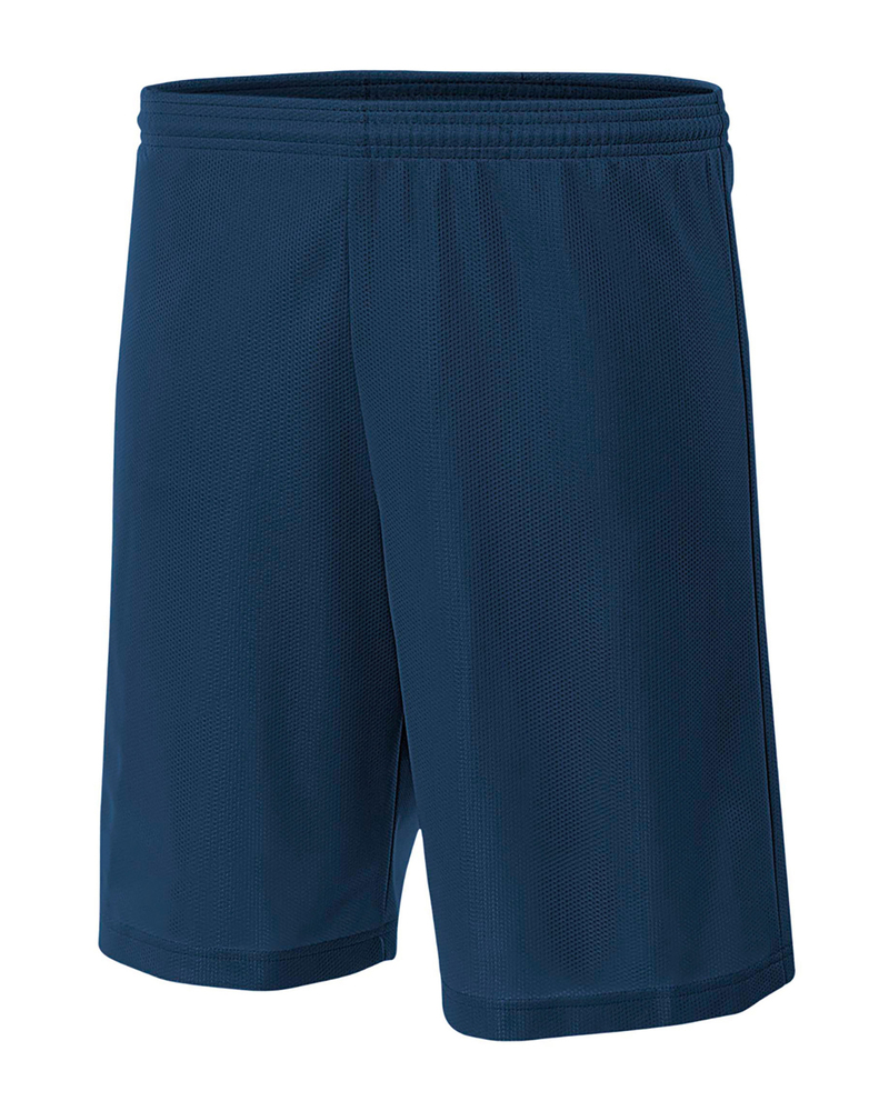 a4 nb5184 youth lined micro mesh short Front Fullsize