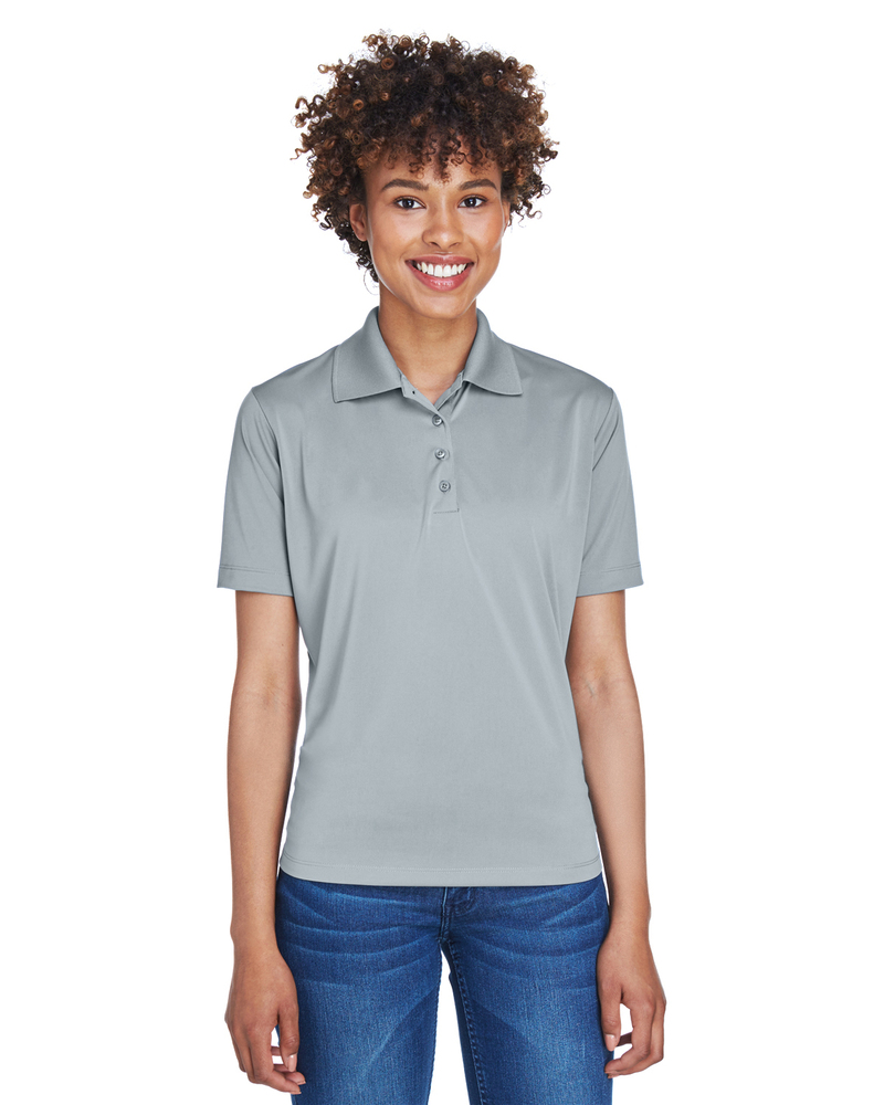 ultraclub 8610l ladies' cool & dry 8-star elite performance interlock polo Front Fullsize