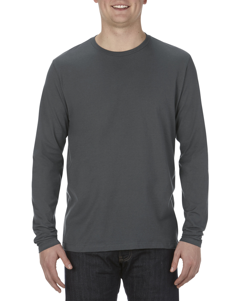 alstyle al5304 adult 4.3 oz., ringspun cotton long-sleeve t-shirt Front Fullsize