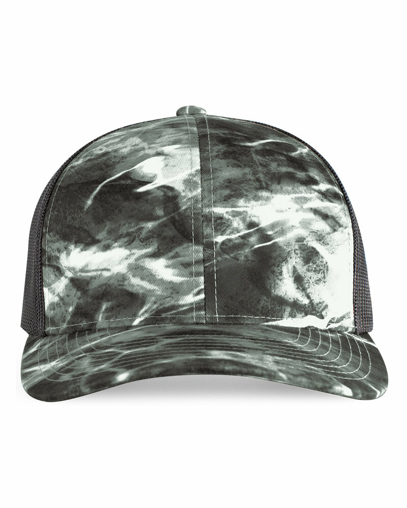 pacific headwear 107c snapback trucker hat Front Fullsize