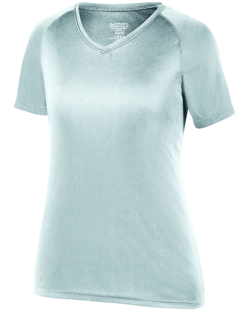 Augusta Sportswear 2792 Ladies Attain Wicking Raglan Sleeve Tee Front Fullsize"