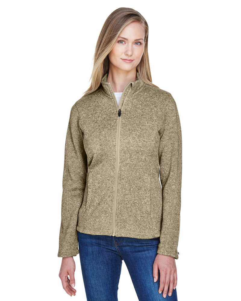 Devon & Jones DG793W Ladies' Bristol Full-Zip Sweater Fleece Jacket Front Fullsize"