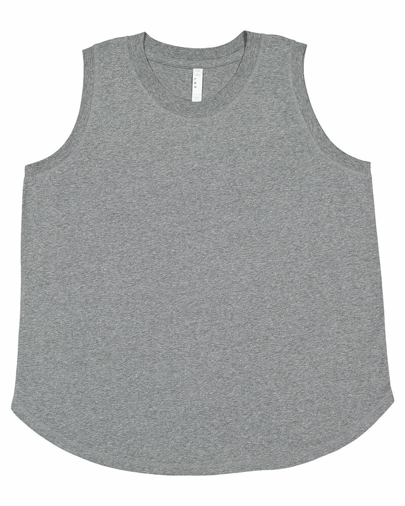 lat 3892 ladies' curvy relaxed tank Front Fullsize