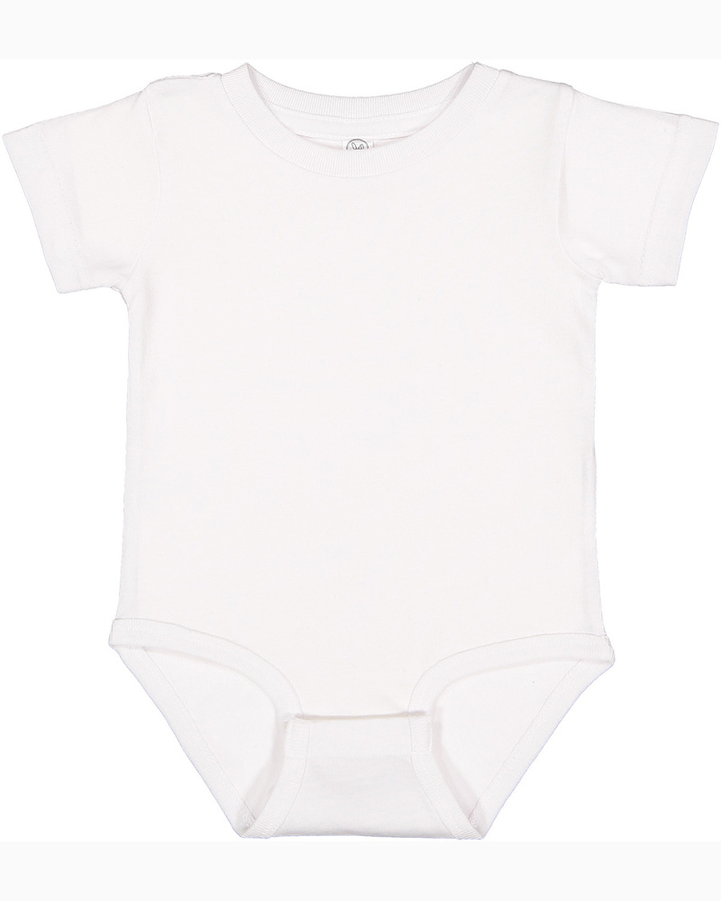 rabbit skins 4480 infant premium jersey bodysuit Front Fullsize