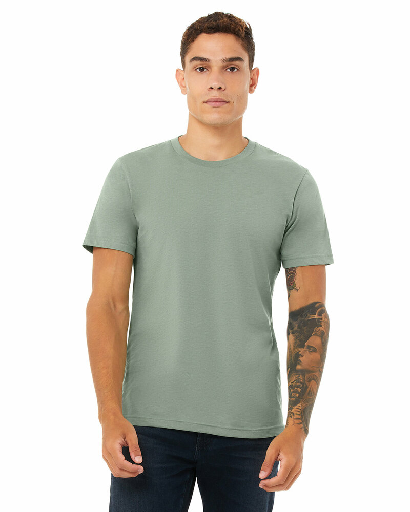 Bella + Canvas 3001CVC Unisex Heather CVC T-Shirt Front Fullsize"