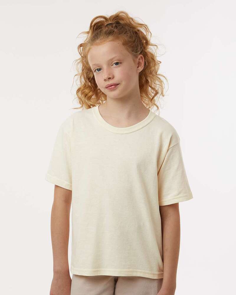 m&o mo4850 youth gold soft touch t-shirt Front Fullsize