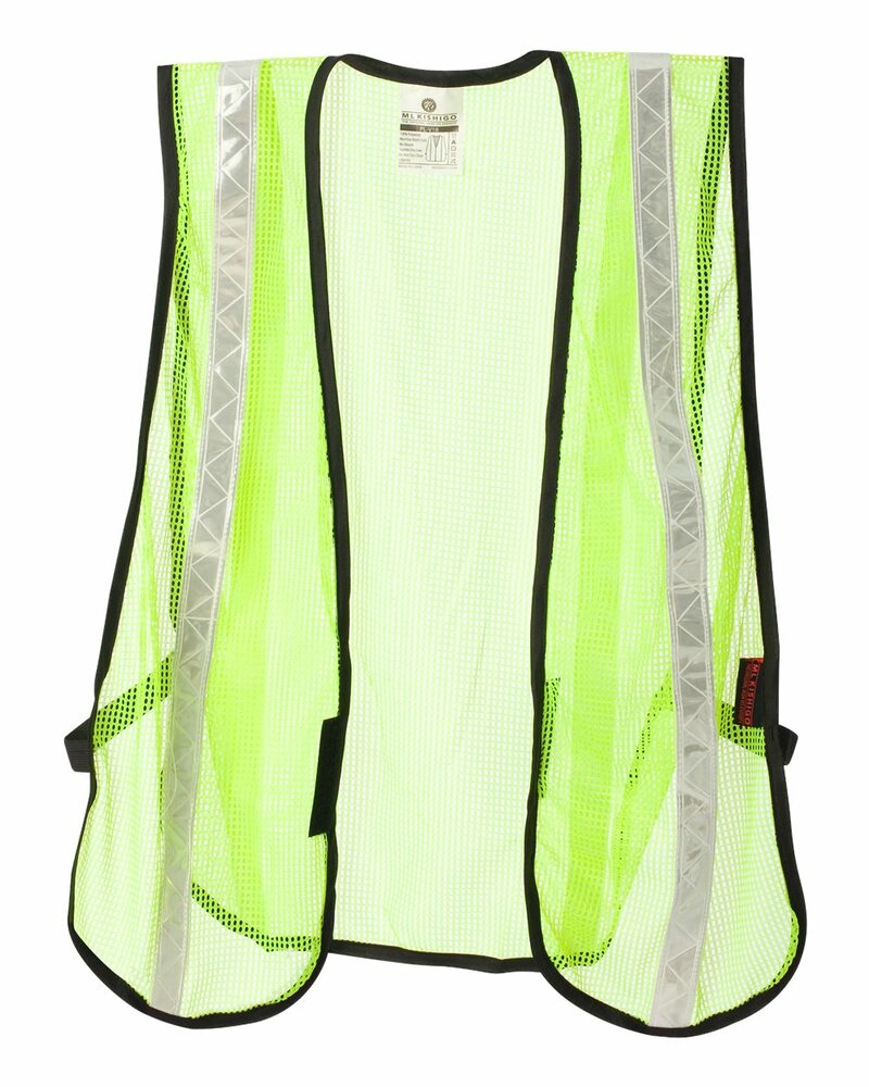kishigo pl-v17-v18 p-series mesh vest Front Fullsize