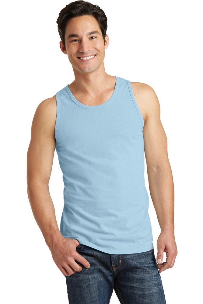 port & company pc099tt beach wash ™ garment-dyed tank Front Fullsize