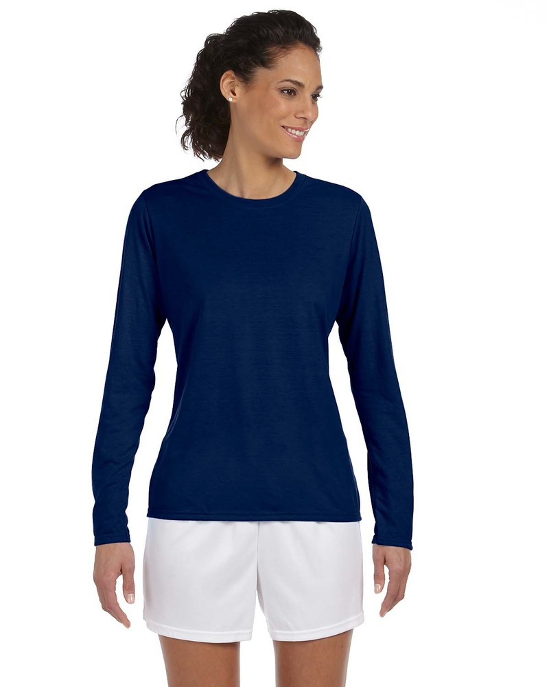 Gildan G424L Ladies Performance ® Long Sleeve T-Shirt Front Fullsize"