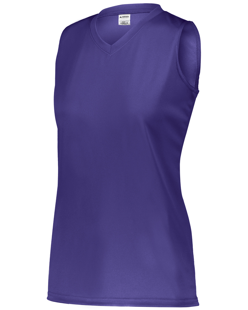 Augusta Sportswear 4794 Ladies Attain Wicking Sleeveless Jersey Front Fullsize"