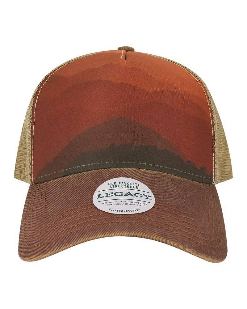 LEGACY OFAFP Old Favorite Five-Panel Trucker Cap Front Fullsize"