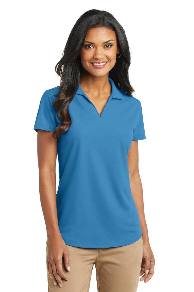 Port Authority L572 Ladies Dry Zone ® Grid Polo Front Fullsize"