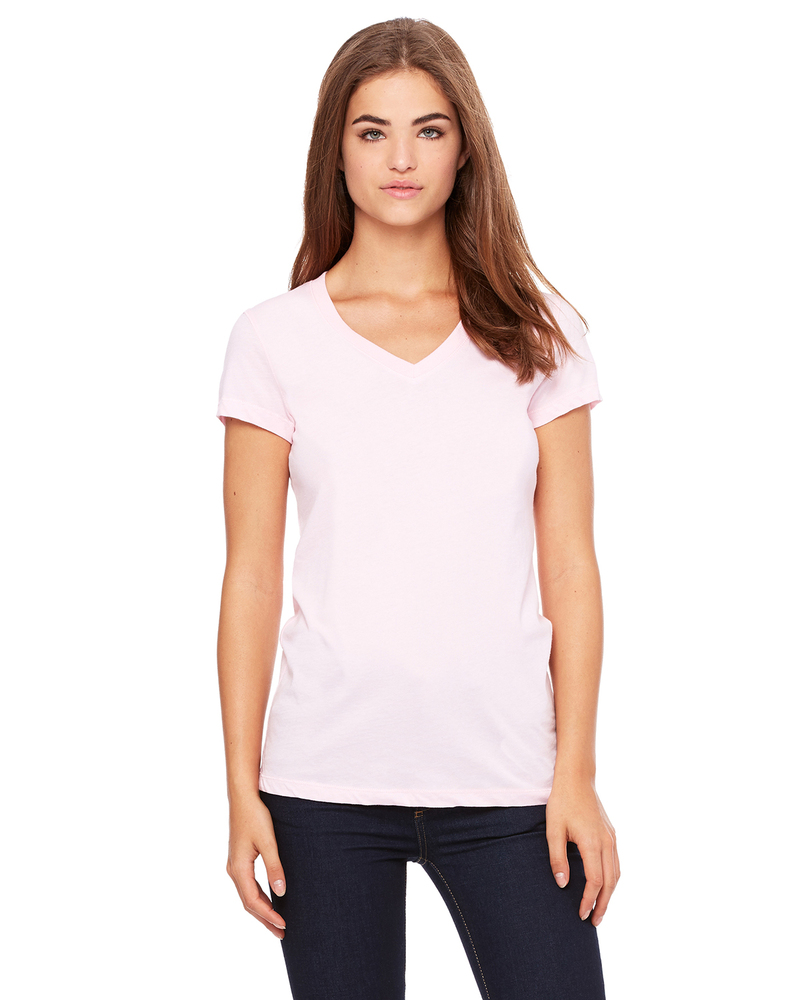 Bella + Canvas B6005 Ladies' Jersey Short-Sleeve V-Neck T-Shirt Front Fullsize"