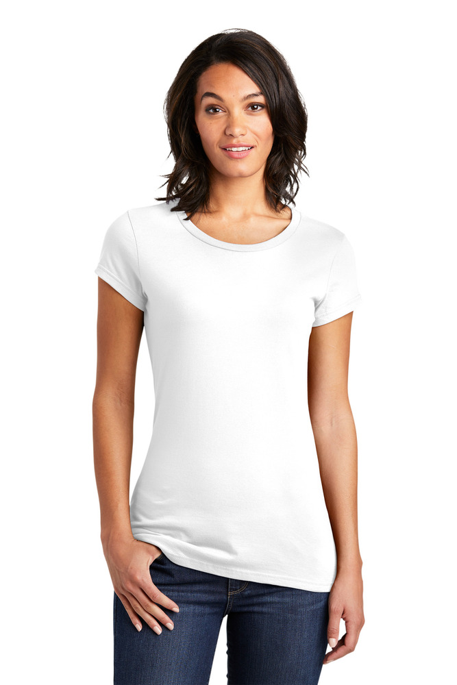 District DT6001 Women's Fitted Very Important Tee ® Front Fullsize"