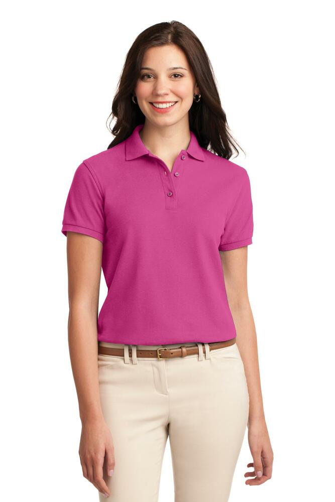 Port Authority L500 Ladies Silk Touch™ Polo Front Fullsize"