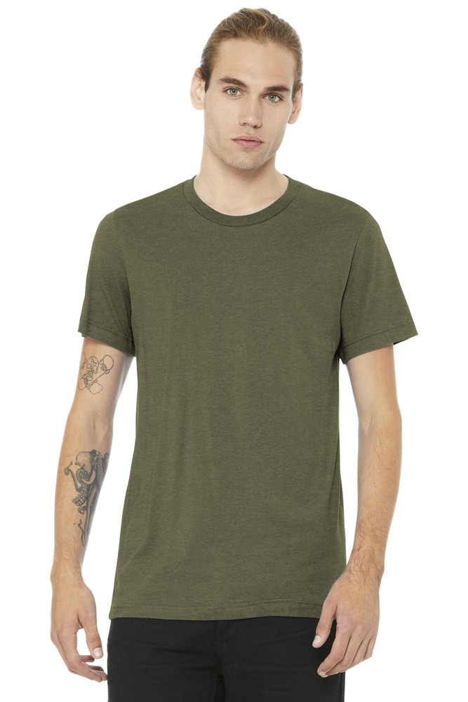 Bella + Canvas 3001CVC Unisex Heather CVC T-Shirt Front Fullsize"