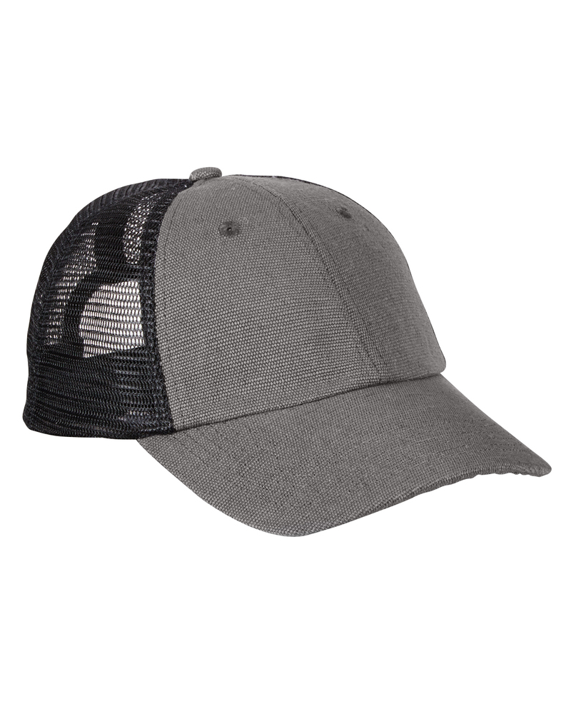 econscious EC7095 Hemp Washed Soft Mesh Trucker Front Fullsize"