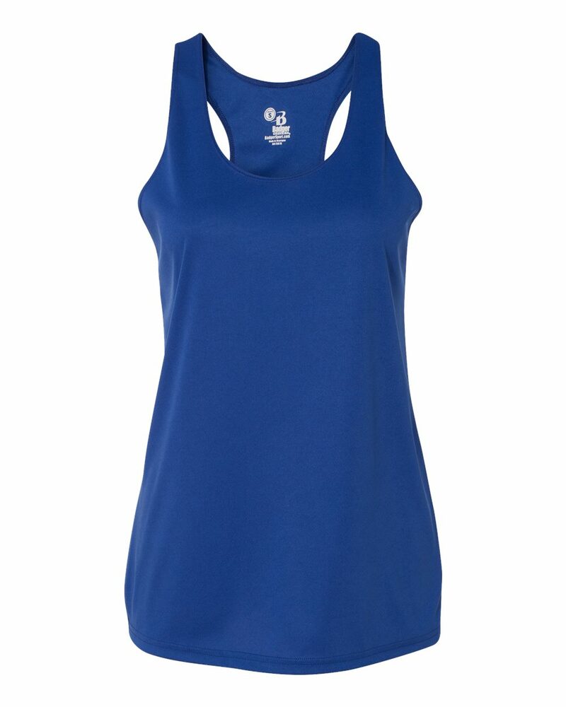 Badger Sport 4166 B Core Racerback Tank Front Fullsize"