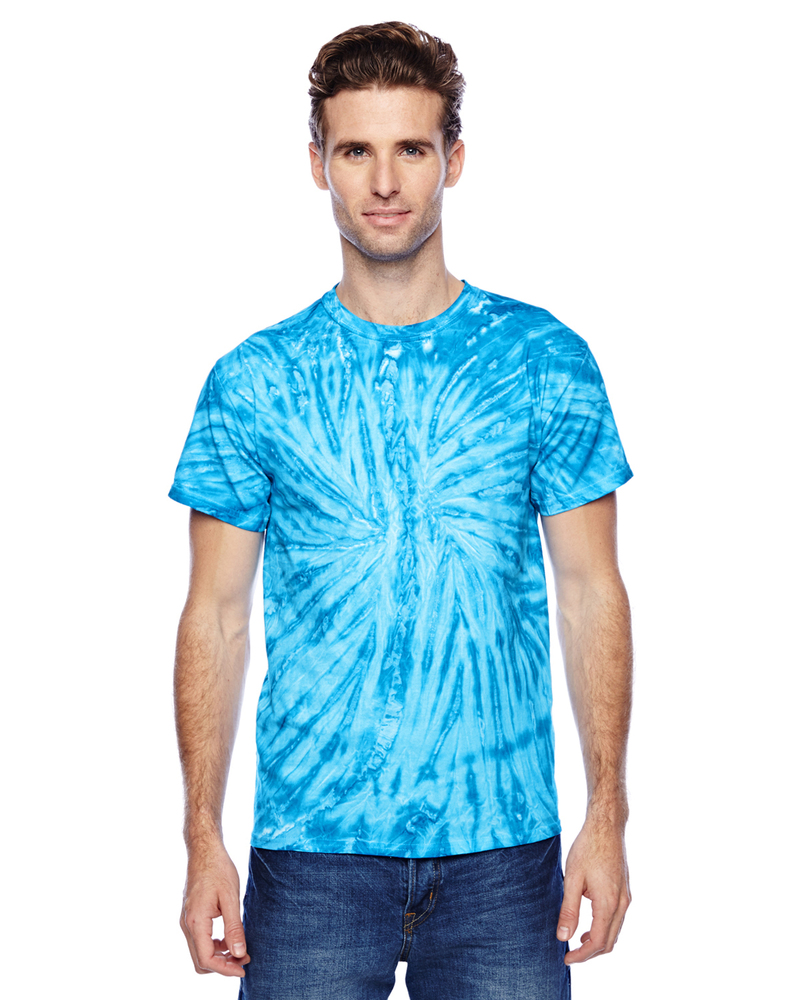 tie-dye cd110 adult 5.4 oz., 100% cotton twist tie-dyed t-shirt Front Fullsize