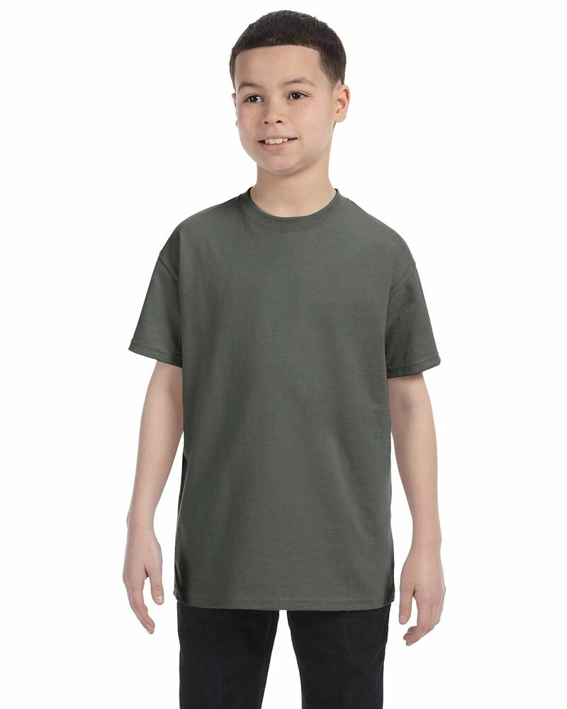 Gildan G500B Youth Heavy Cotton™ T-Shirt Front Fullsize"