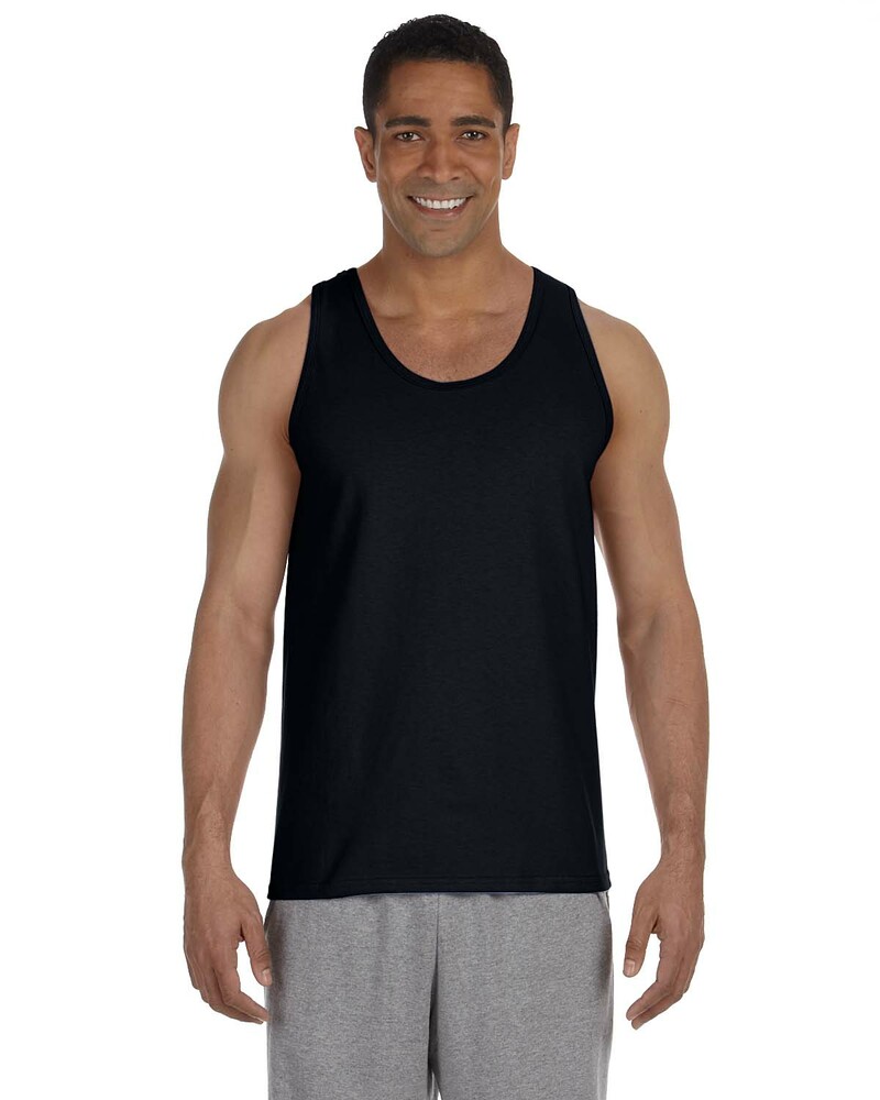 Gildan G220 Adult Ultra Cotton® Tank Front Fullsize"