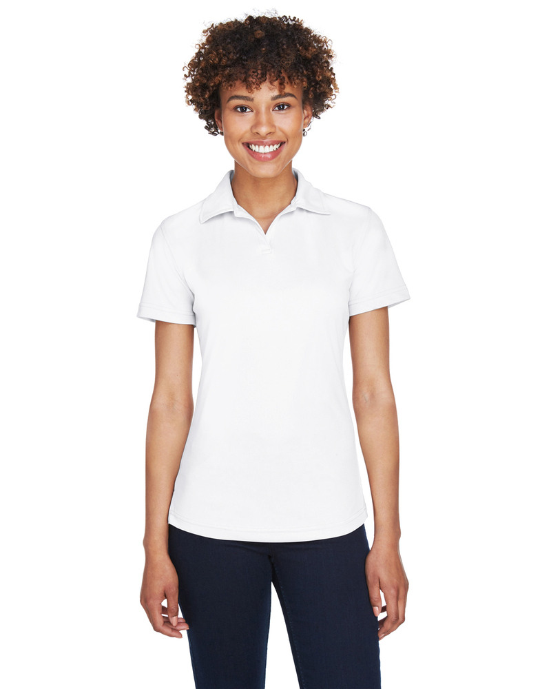 ultraclub 8425l ladies' cool & dry sport performance interlock polo Front Fullsize