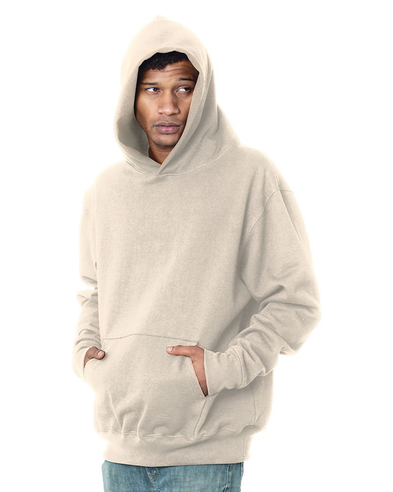Bayside BA4000 Adult Super Heavy Hooded Sweatshirt Front Fullsize"