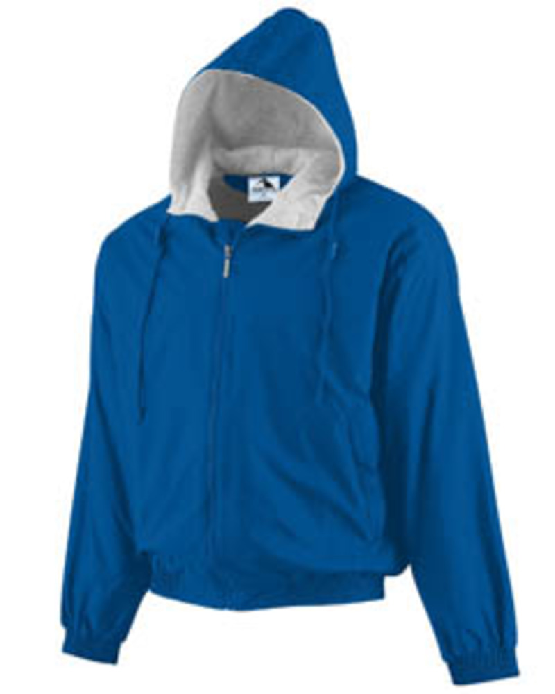 Augusta Sportswear 3280 Hooded Taffeta Jacket/Fleece Lined Front Fullsize"