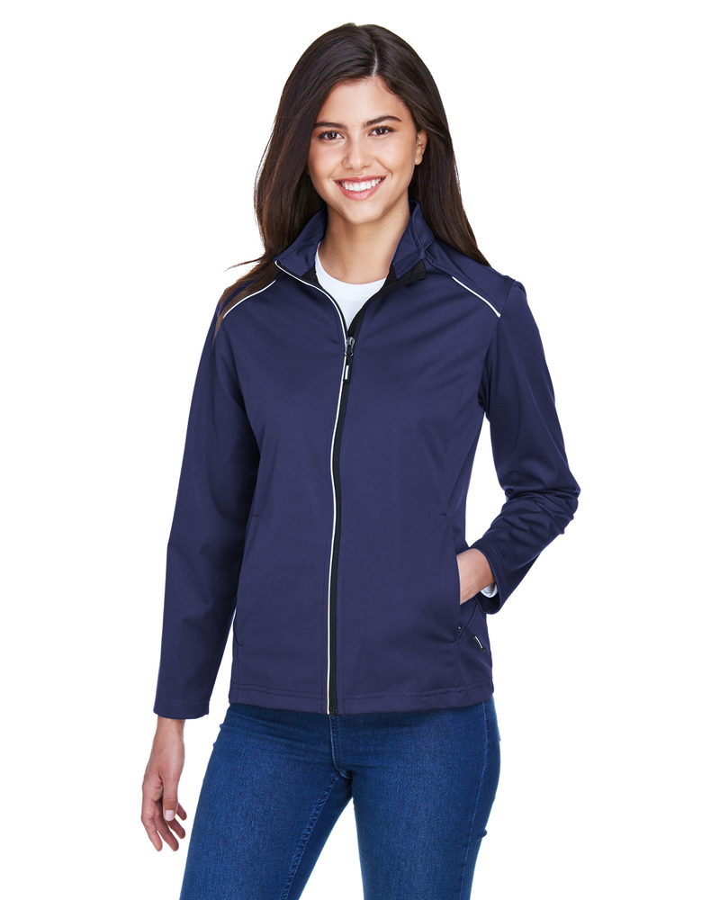 CORE365 CE708W Ladies' Techno Lite Three-Layer Knit Tech-Shell Front Fullsize"