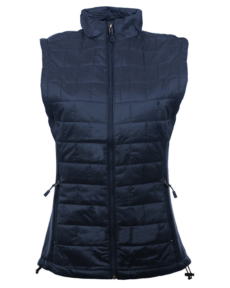 Burnside 5703 Ladies' Quilted Puffer Vest Front Fullsize"
