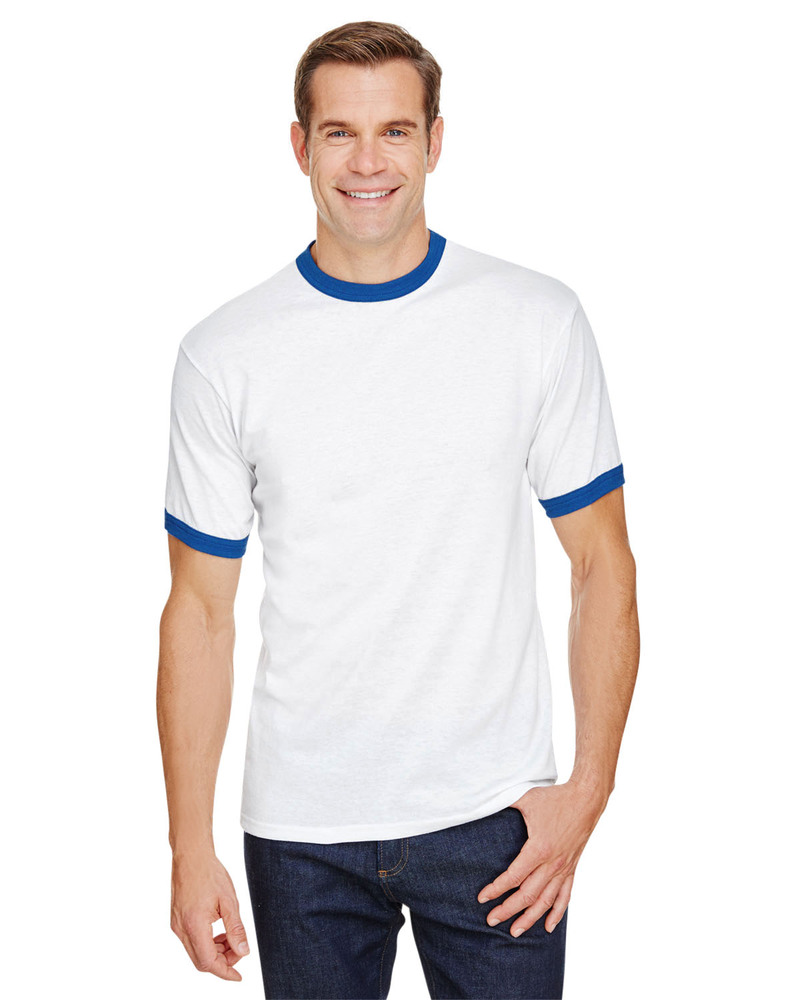 augusta sportswear 710 adult ringer t-shirt Front Fullsize