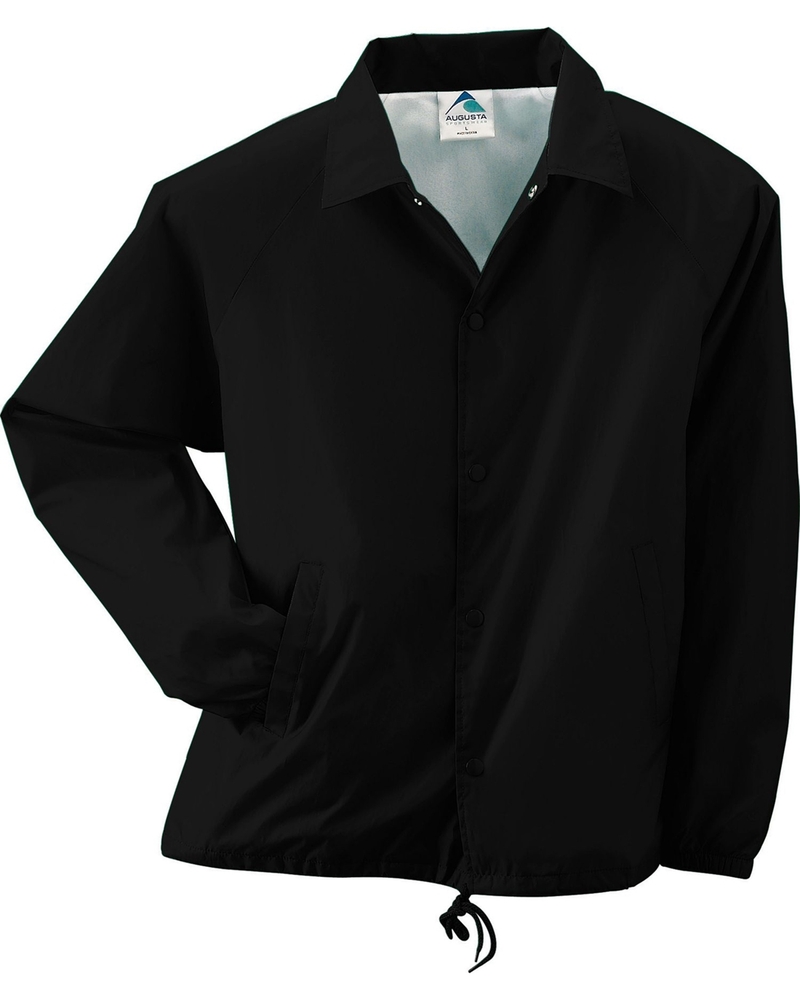 augusta sportswear 3101 youth lined nylon coach's jacket Front Fullsize