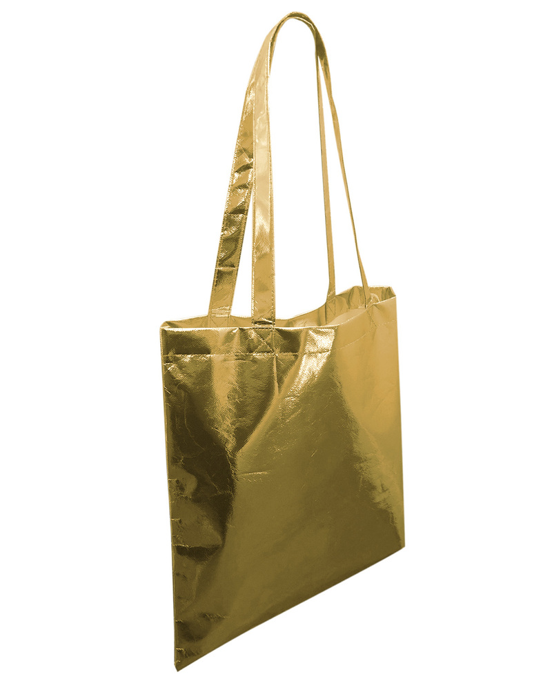 liberty bags ft003m easy print metallic tote bag Front Fullsize
