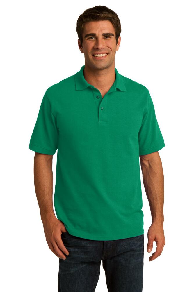 port & company kp155 core blend pique polo Front Fullsize