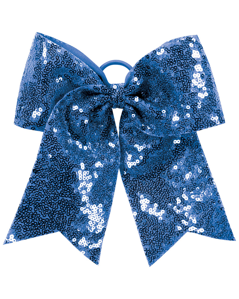 Augusta Sportswear 6702 Sequin Cheer Hair Bow Front Fullsize"